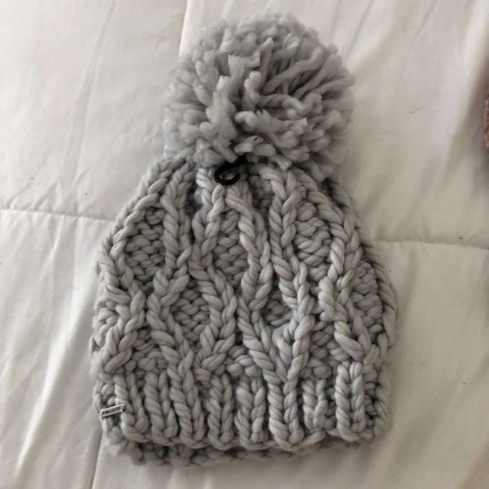 Gray beanie